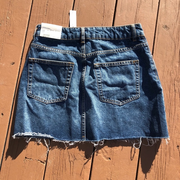 NWT Top Shop Petite Denim Skirt - Picture 2 of 3